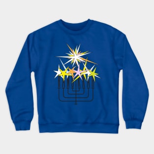 Hanukkah Lights Crewneck Sweatshirt